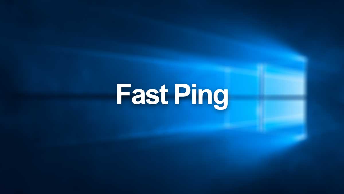 How To Apply Windows 10 Fast Ping Registry Title