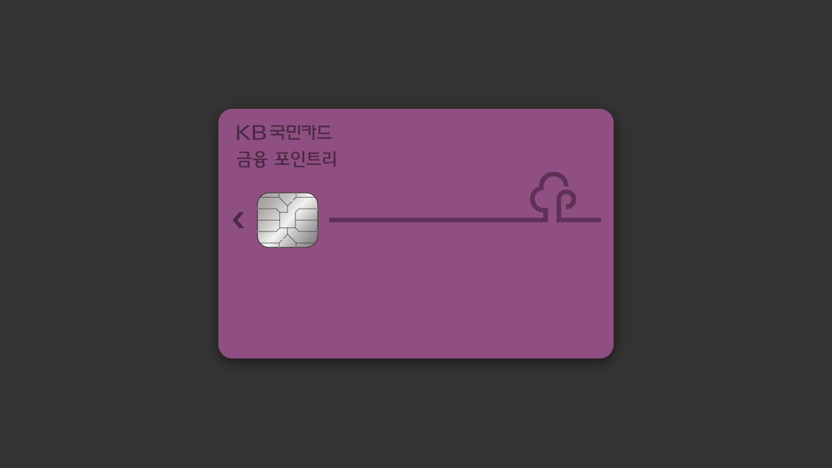 Kbcard 금융포인트리 신용카드 Title