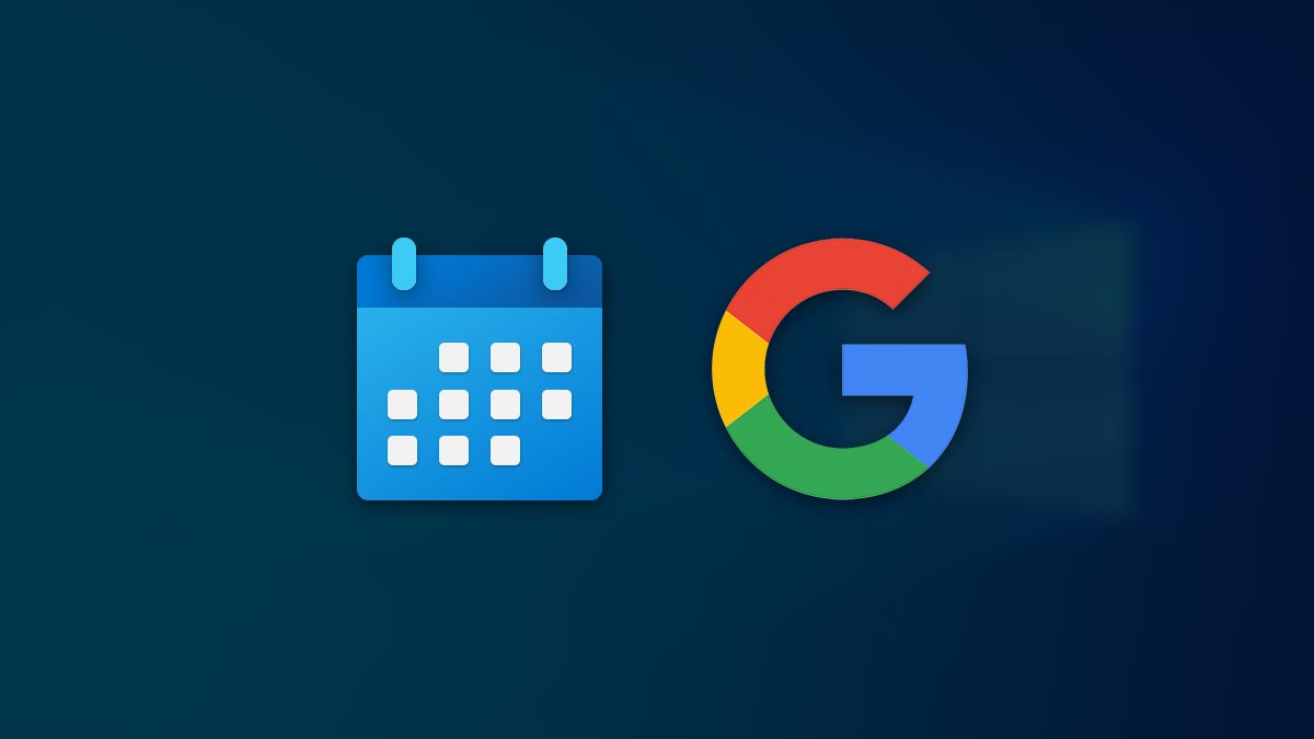 How To Sync Google Calendar To Windows 10 Calendar App Title