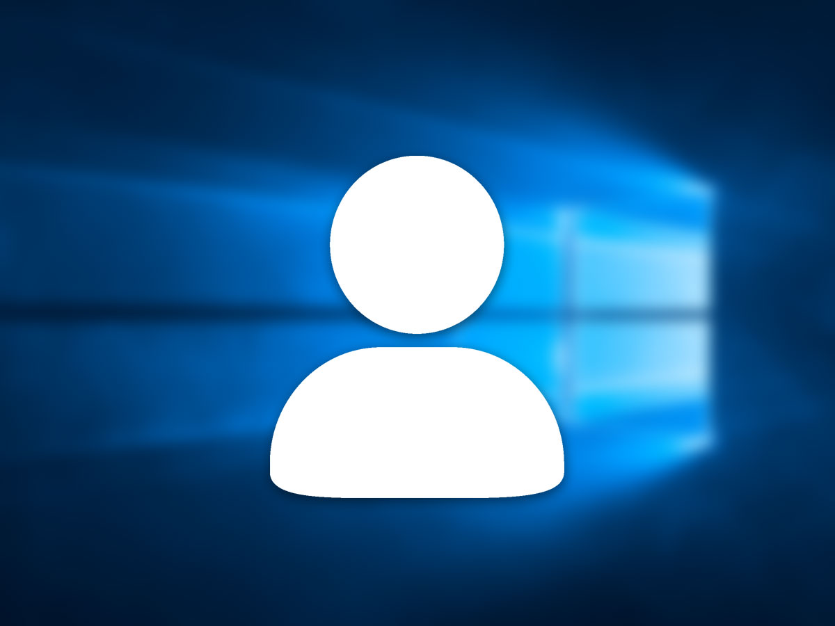 Windows 10 Account Title