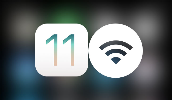 iphone iOS11 wifi title