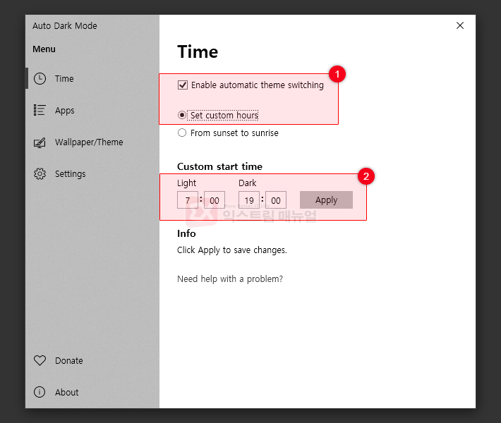Applying Automatic Dark Mode On Windows 10 3