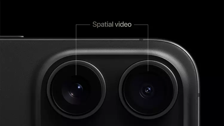 Apple Iphone 15 Pro 공간 비디오 촬영 렌즈