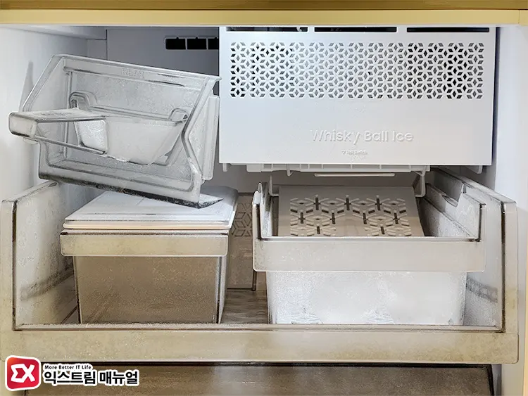삼성 비스포크 냉장고 위스키볼아이스 초기화 1