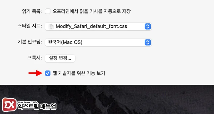 사파리 개발자 도구 활성화 3 - Mac 사파리 개발자 도구 안 열릴 때 해결하는 방법