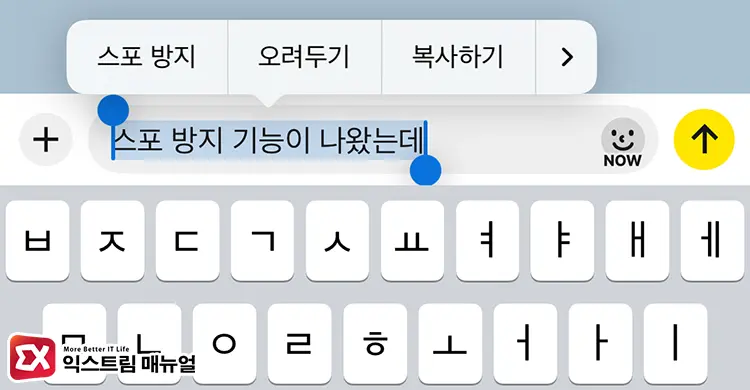 카카오톡 스포 방지 채팅 입력하는 방법 - 카카오톡 스포 방지 채팅으로 메시지 가리는 방법