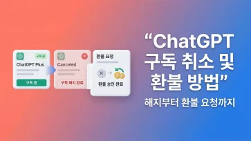 chatgpt subscription cancellation refund guide chatgpt subscription cancellation refund guide - ChatGPT 구독 취소 및 환불 방법 (웹·iOS·Android)
