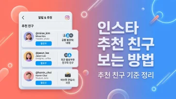 how to view instagram suggested friends and ranking criteria how to view instagram suggested friends and ranking criteria - 인스타 추천 친구 보는 방법 : 추천 친구 기준 정리, 염탐인가?