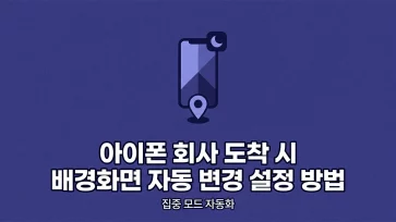 how to automatically change iphone wallpaper at work using focus mode how to automatically change iphone wallpaper at work using focus mode - 아이폰 집중 모드로 회사 도착 시 배경화면 자동 변경 방법
